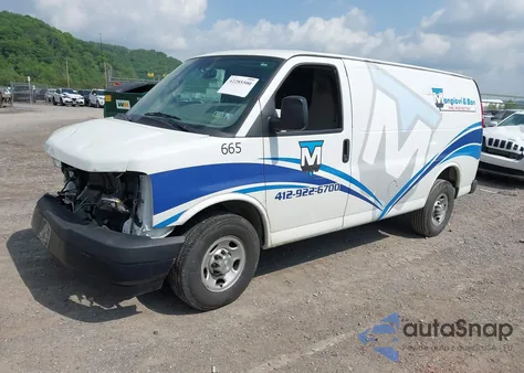 2017 Chevrolet Express 2500 Work Van из США, поврежденный, VIN 1GCWGAFF7H1118799